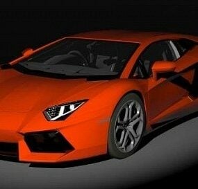 Voiture Lamborghini Aventador modèle 3D