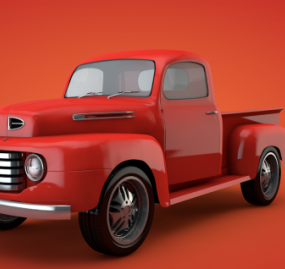 Ford Pick-up-Auto 3D-Modell
