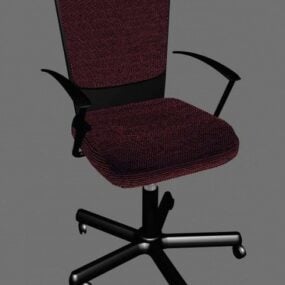 Chaise rotative de bureau modèle 3D