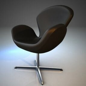 3д модель кресла Лебедь