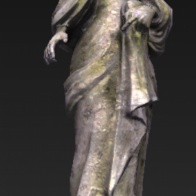 نموذج التمثال القديم ثلاثي الأبعاد