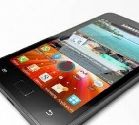 Galaxy S2 Android-telefon 3d-modell