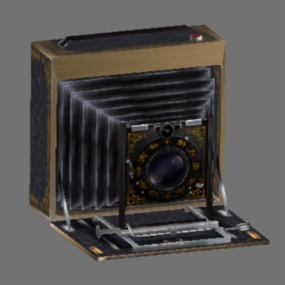 Model 3D starej kamery ramowej