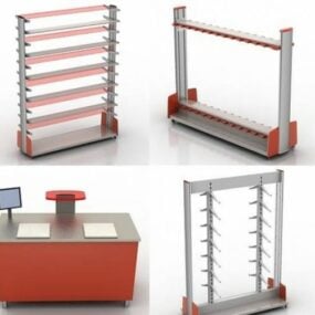 Shop Office Equipments 3d model
