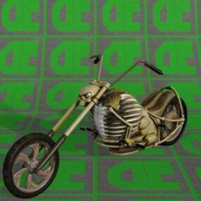 โมเดล 3 มิติของ Lost Soul Skeleton Bike