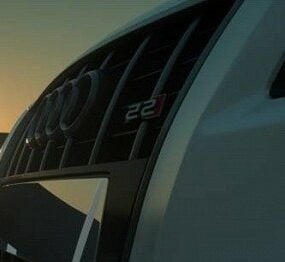 Voiture Audi V6 modèle 3D