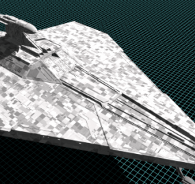 Angriffsschiff 3D-Modell