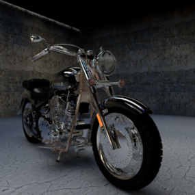 3д модель мотоцикла Yamaha