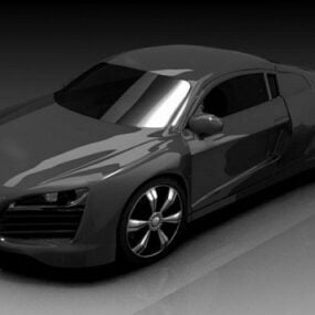 新しいアウディ R8 車の 3D モデル