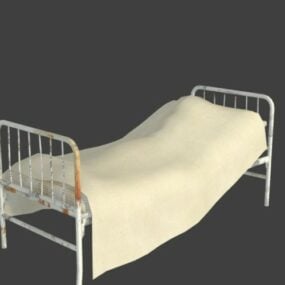 Hospital Bed Furniture 3d model