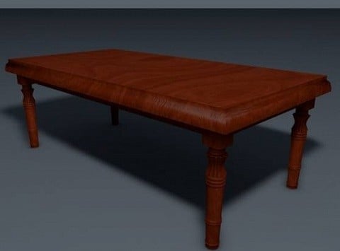 طاولة خشبية قديمة