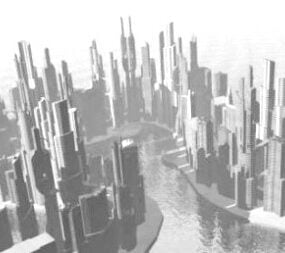 Serpertine City 3D-model