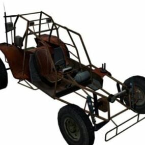Buggy-Auto 3D-Modell