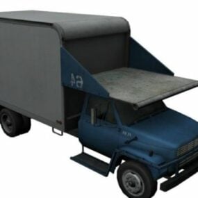공항 케이터링 트럭 자동차 3d 모델
