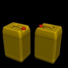 食用油缶3Dモデル