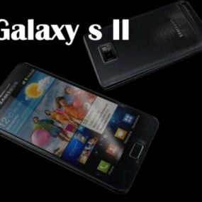 Samsung Galaxy S2 Phone דגם תלת מימד