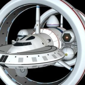 3d модель корабля NASA Warp