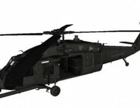 โมเดล 60 มิติของเฮลิคอปเตอร์ MH3 Blackhawk