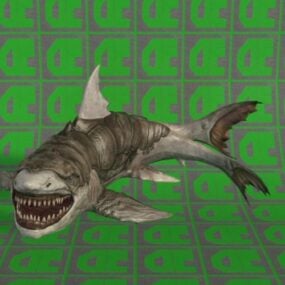 Zaralok鲨鱼3d模型
