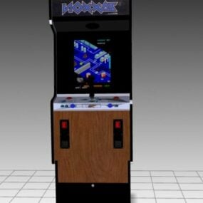 3D model Zaxxon Upright Arcade Machine