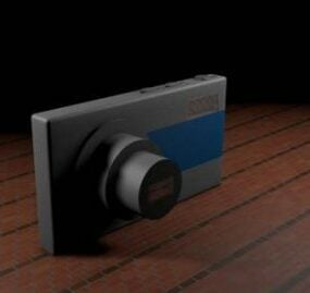 紧凑型超薄数码相机3d模型