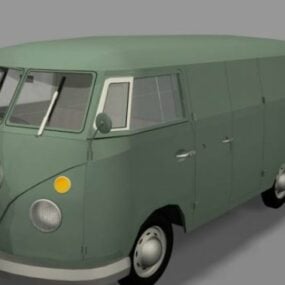 VW-busje Gratis 3D-model