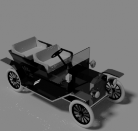 Zabytkowy model Forda 3D