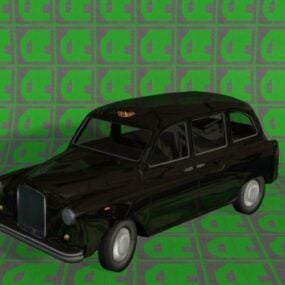 런던 택시 자동차 3d 모델