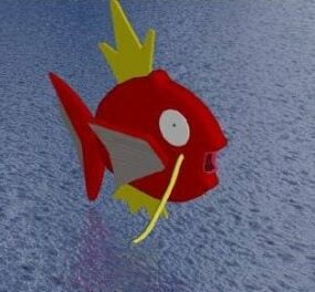 Magikarp Pokemon Fish 3d model