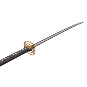 3d модель японського меча Катана