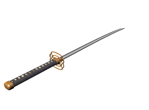 日本の刀の剣無料3dモデル 3ds Fbx Maバツ Obj Open3dmodel 9505