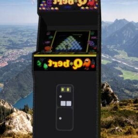 QBert Arcade Machine 3d model