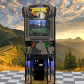 Máquina arcade Big Buck Hunter modelo 3d