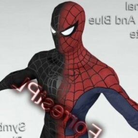 Highpoly Múnla Carachtar Spiderman 3D saor in aisce