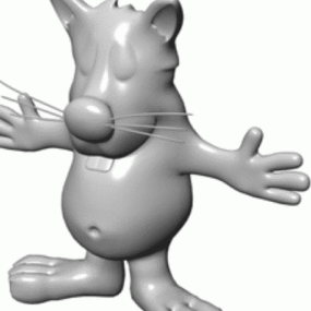 3д модель Комического Кота