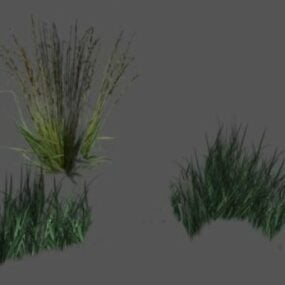 Lowpoly نموذج 3D العشب