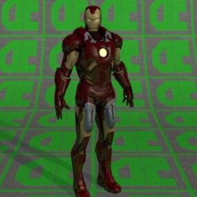 Modello 3d di Iron Man del Vendicatore