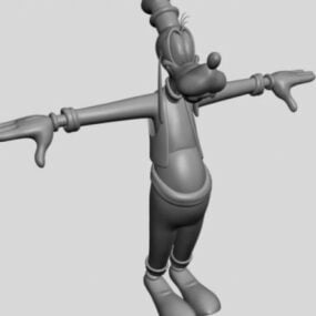 Model 3D postaci Goofy