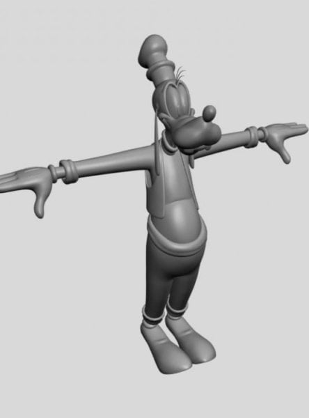 Goofy Character Free 3d Model - .Max, .Obj - Open3dModel 9663