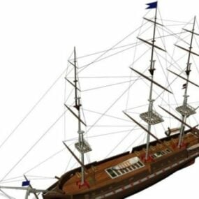 Uss Constitution Ship 3d-model