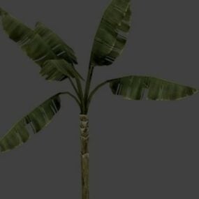 Highpoly Banana Tree 3d model