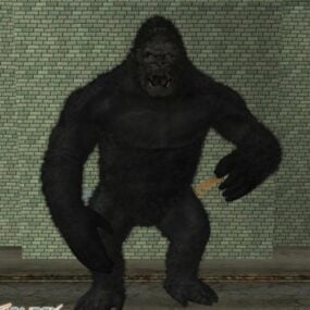 Model 3D Karakter King Kong