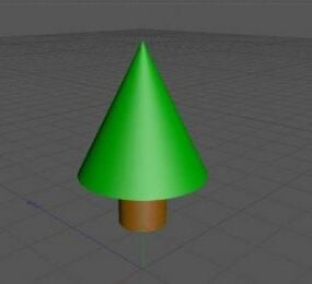 Simpel Pin Tree 3d-model