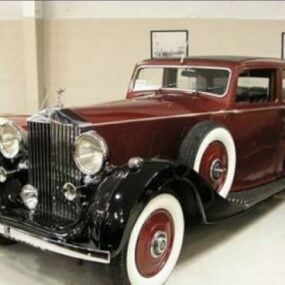 Modelo 1940d de carro antigo Rolls Royce 3