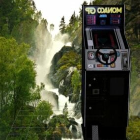 Monaco Gp Arcade Machine 3D-malli
