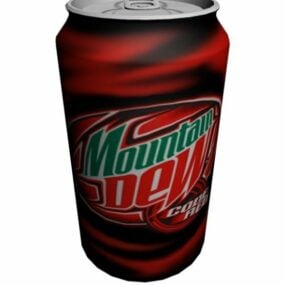 Soft Drink Soda Can 3d model