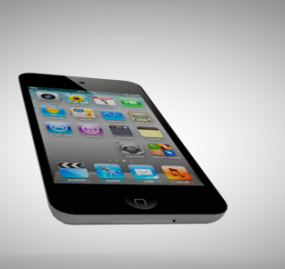 Ipod Touch 4 דגם תלת מימד
