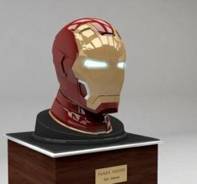 Model 3d Helm Iron Man