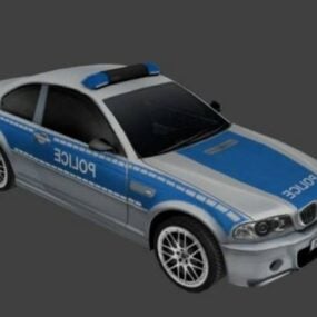 Polizeiauto Kostenloses 3D-Modell
