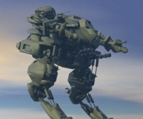 Robot Savaşçı 3d modeli